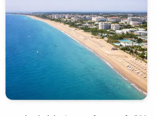 Antalya Airport to Belek Transfer Distance